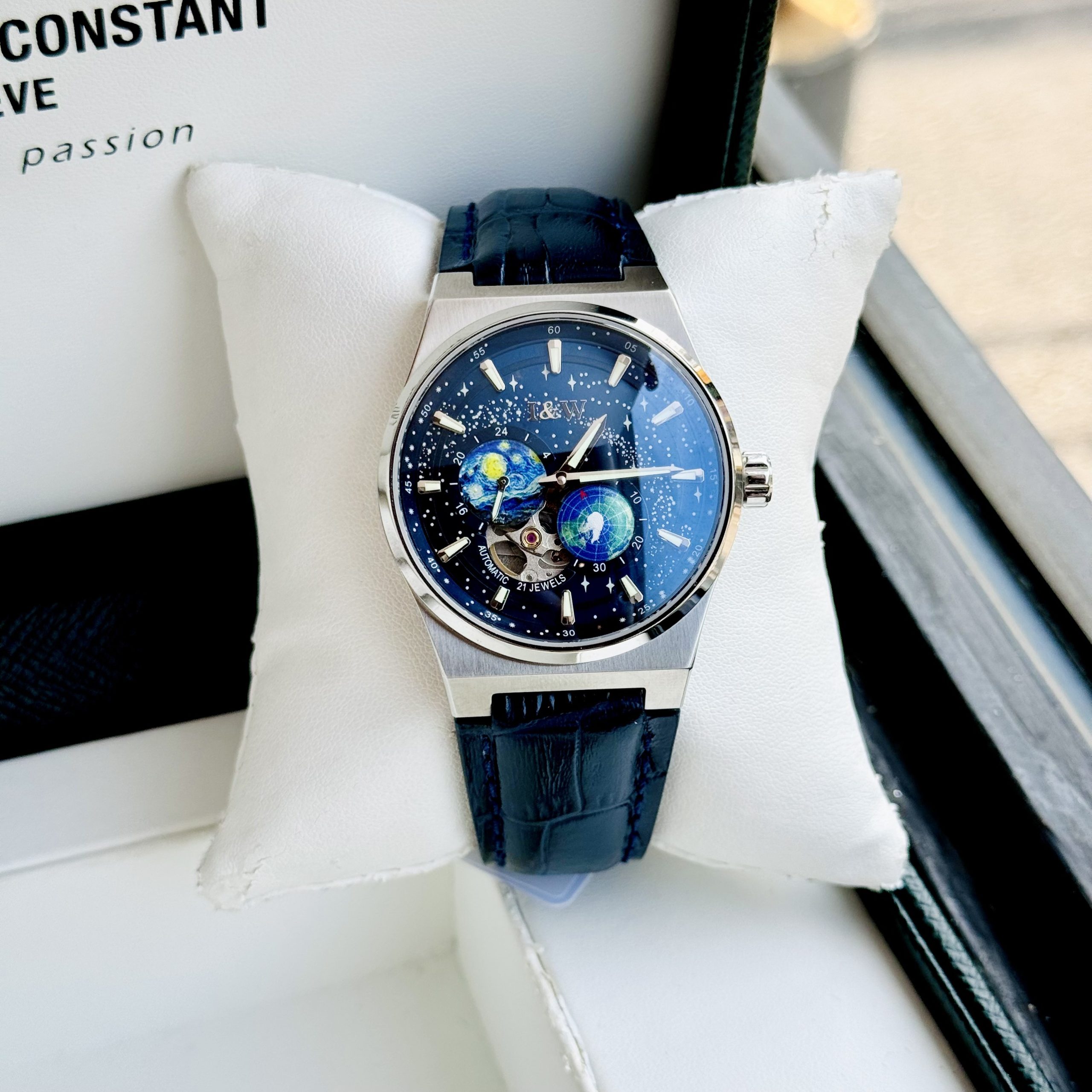 CARNIVAL I&W EARTH BLUE DIAL IW708G toto watch 6