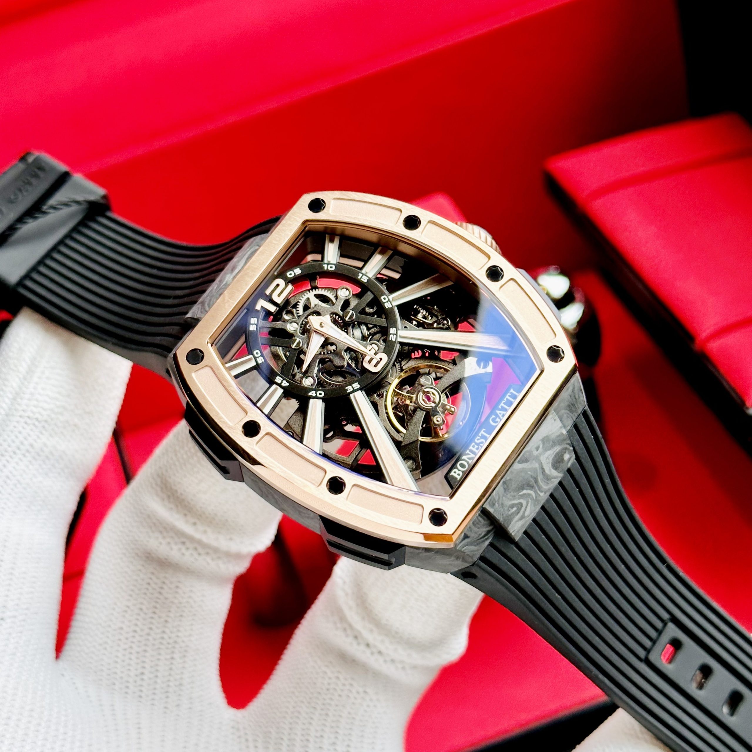 Dong Ho Nam BONEST GATTI Carbon BG9950-A2 toto watch 1