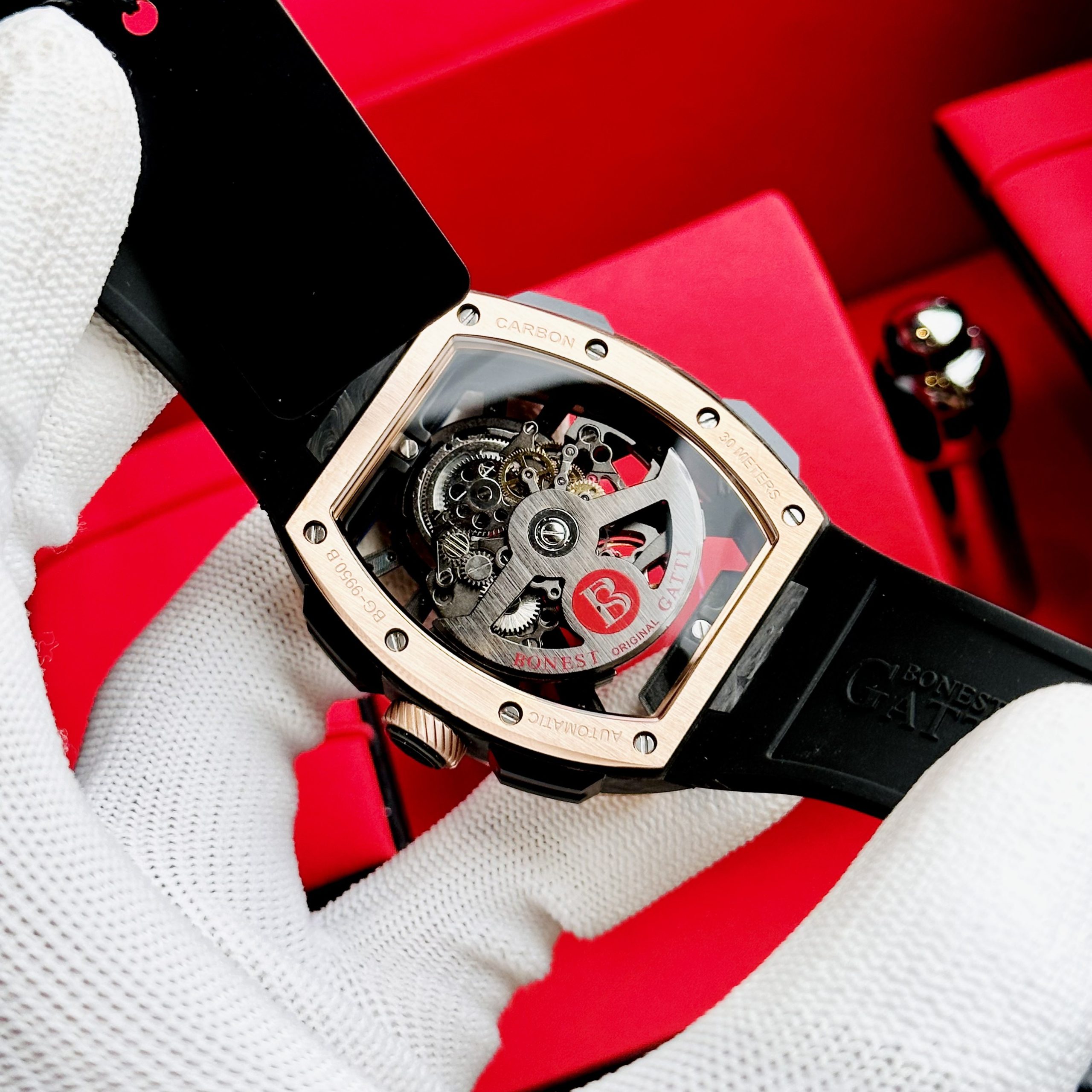Dong Ho Nam BONEST GATTI Carbon BG9950-A2 toto watch 2